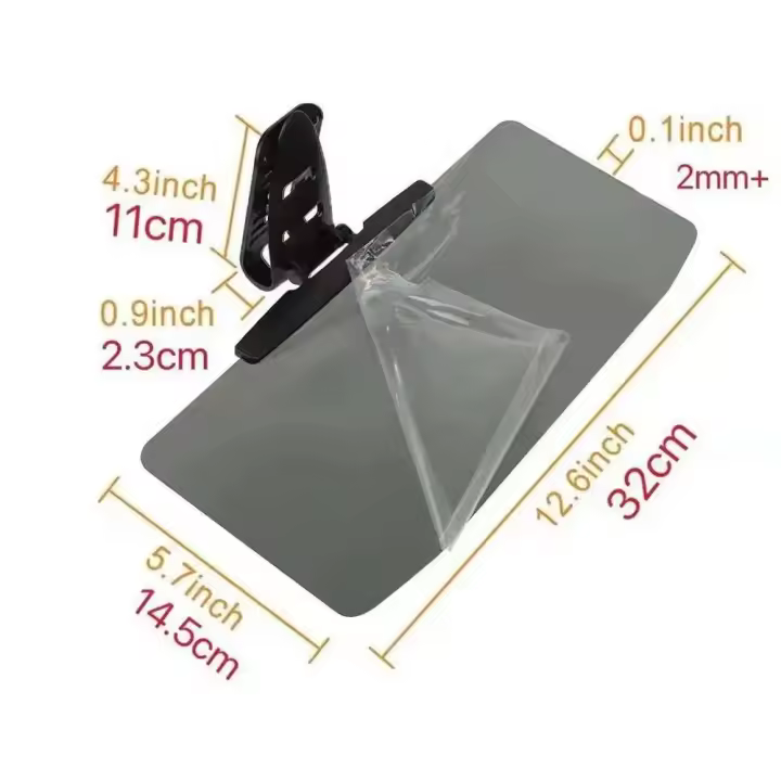 Extensor de coche con placa de extensión automática, parasol para parabrisas interior de coche, bloqueador de polarización antideslumbrante - 1