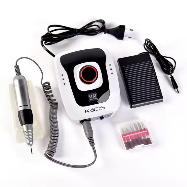 KADS-taladro eléctrico profesional para uñas, equipo de manicura y pedicura, 300-35000 RPM - 1