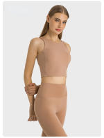 Sujetador Deportivo Inalámbrico SHINBENE para Mujer con Collar de Halter y Top de Yoga para Gimnasio con Bra Incorporado Sensación Desnuda en la Espalda - details 14
