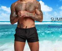 Traje de baño de verano 2025, pantalones cortos para hombre, pantalones cortos de playa para nadar, traje de baño para hombre, bañadores, mayo de Surf, pantalones cortos de baño para hombre - details 0