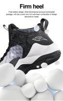 Zapatillas de baloncesto para hombre, zapatillas antideslizantes transpirables, deportes de moda - details 8