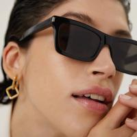 Gafas de sol cuadradas clásicas retro para mujer y hombre, gafas de sol con montura vintage de marca de lujo a la moda, gafas de sol modernas para mujer y hombre UV400 - details 0
