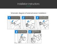 Sistema de Monitor de alarma de neumáticos de coche TPMS inteligente, pantalla de 4 sensores, advertencia de temperatura de presión de neumáticos inteligente Solar - details 17