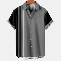 Camisas de hombre Camisa a rayas Camisas de manga corta - details 5