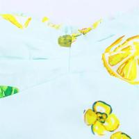 Vestido de tirantes 2025 con lazo decorativo y espalda descubierta con estampado de limones, falda larga holgada, novedad de verano, para mujer - details 4