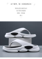 Chanclas ropa exterior de verano para hombres zapatillas antideslizantes transpirables desodorante EVA y clip de pie resistente al desgaste zapatillas frescas de playa de fondo grueso - details 2