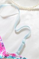Sujetador con aros y estampado colorido para mujer, lencería con Tirantes ajustables en todas las estaciones, ropa interior femenina para todos los días - details 6