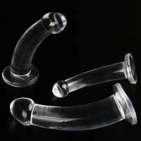 Leten Plug Transparente de 3 Tamaños Ventosa Fuerte para G-spot Masajeador Vaginal Expansor Anal - details 3