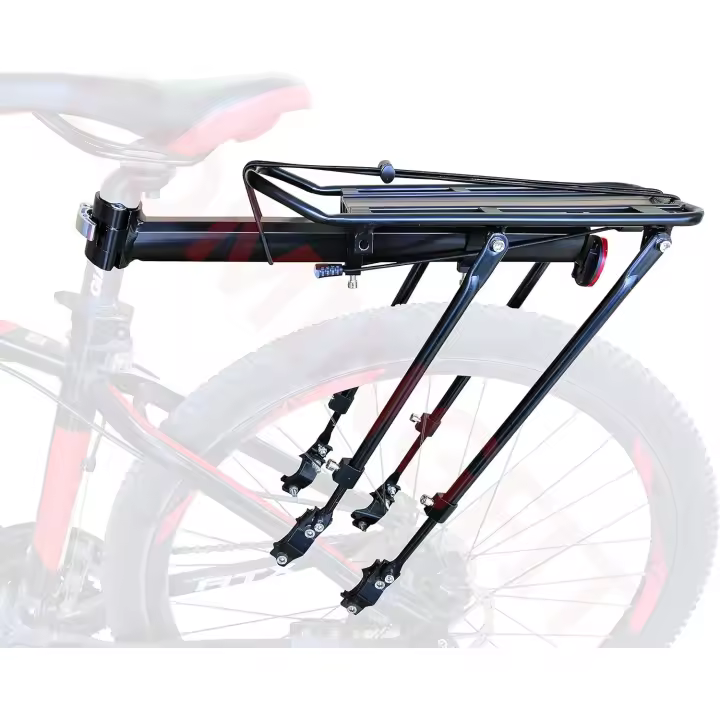 80 kg, portabicicletas Ajustable Portaequipajes-Estante Súper Fuerte Mejora Estante para Bicicletas Portabicicletas de 4 patas fuertes - 1