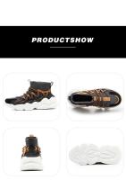 Zapatos de trabajo seguros y desechables con punta de acero, transpirables para deportes al aire libre, zapatillas de deporte, botas de construcción - details 22