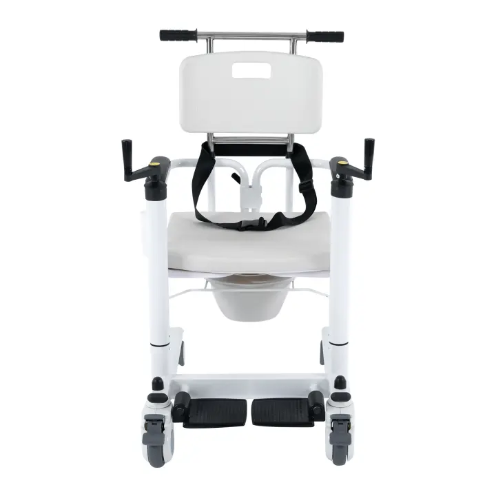 Silla de Ruedas de transferencia de elevación de pacientes, silla de transferencia de pacientes, silla de ruedas de elevación para el hogar, altura ajustable, carga máxima de 120kg/264,55 - 1