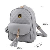 Mochila de Cuero PU para Mujer, Mochila Informal para Viajar, Trabajo Escolar, Bandolera, Conjunto de Mochila - details 7