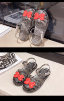 Zapatos de gelatina de cristal para niñas a la moda, zapatos de princesa coreana, sandalias Baotou para niñas - details 39