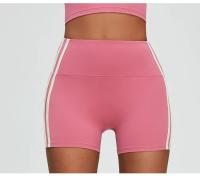 Pantalones cortos de Yoga para mujer, Shorts deportivos elásticos de cintura alta, transpirables, de secado rápido, para correr y Fitness - details 12