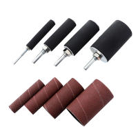 Kit de lijadora de tambor, papel de lija de correa de lijado con estuche de husillo para herramientas rotativas de prensa de taladro - details 2