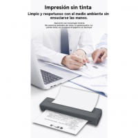 Impresora Térmica Inteligente Portátil Conectable Inalámbricamente Sin Tinta Ideal para Estudiantes - details 1