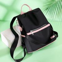 Nueva Mochila De Hombro Para Mujer De Alta Calidad Gran Capacidad De Oxford Saco Tote Color Mochila De Mujer Tipo De Mochila Suave Con Bolsillo Interior Para Teléfono Móvil Y Cierre De Cremallera - details 21