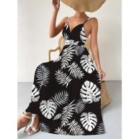 Vestido de novia floral francés para mujer, verano 2024, elegante estilo bohemio vintage con cintura ceñida, hasta la rodilla. - details 15
