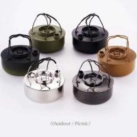 Hervidor de Picnic portátil de acero inoxidable de 1,5 l, utensilios de cocina, suministros para exteriores, equipo - details 3