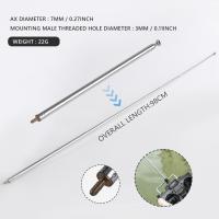 Reemplazo de antena telescópica de 7 secciones de 98 cm y 38,5 pulgadas para radio FM y TV - details 4