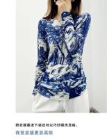 Elegante Suéter de Punto con Estampado Vintage Moda Coreana Casual Chic para Mujeres - details 4