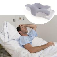 Almohada Ergonómica de Espuma de Memoria para el Cuello [Sueño Tranquilo] para Alivio del Dolor - Ajustable, Transpirable y Refrescante con Funda de Malla 3D para Dormir de Lado, Espalda y Estómago, Diseño Ortopédico Duradero para Comodidad en Todas las - details 0