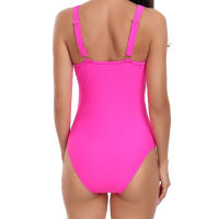Bañadores de una pieza con estampado para mujer, traje de baño adelgazante - details 5