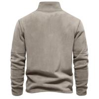 Chaqueta de Vellón Cálida y Gruesa para Hombres Cuello con Cremallera Suéter Suave de Carcasa Müller - details 4