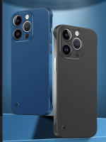 Funda de teléfono dura ultrafina sin bordes para iPhone 15 Plus 14 Plus 13 12 11 Pro Max, carcasa trasera mate a prueba de golpes sin marco - details 0