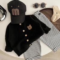Cárdigan de punto para bebé recién nacido, Top de manga larga informal, suéter para niños y niñas, ropa de otoño e invierno - details 3