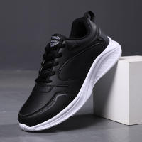 Zapatillas de deporte de cuero para mujer, zapatos deportivos ultraligeros de talla grande, primavera y otoño - details 21
