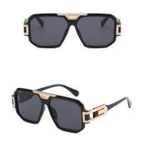 Gafas de sol cuadradas de moda con montura completa, gafas de sol Retro HD de gran tamaño con montura grande, estilo callejero, PC, gafas de sol Unisex para conducir - details 14