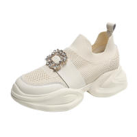 Zapatos de Malla Transpirable para Mujer con Suela Gruesa Altura Intermedia Aumentable - details 0