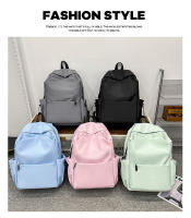 Mochila de color sólido Nueva mochila escolar al por mayor para estudiantes Mochila de ciclismo impermeable, portátil, deportiva y de gran capacidad para exteriores - details 18
