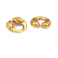 Color dorado mate, latón y perlas de imitación de plástico, espaciador de rueda, cuentas para pulsera, accesorios para hacer joyas Diy - details 30