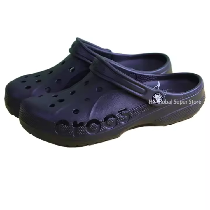 Croos zapatillas transpirables ligeras cómodas informales para vadear playa pareja sandalias con agujeros personalizado Jelly Garden Hollow-out EVA - 1
