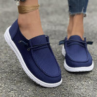 Zapatos vulcanizados informales para mujer, mocasines cómodos sin cordones para deportes al aire libre, 2024 - details 12