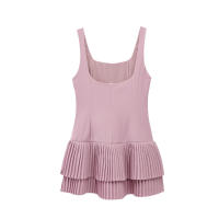 BUNO-2025 Mini vestido plisado, mono para mujer, vestidos cortos con espalda descubierta para mujer, mono con tirantes, vestido de fiesta para mujer. - details 3