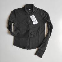 Chaqueta Deportiva de Nylon Plana Manga Larga Cierre de Cremallera Ideal para Entrenamiento y Yoga - details 1