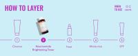 How to layer: Niacinamide Brightening Toner
