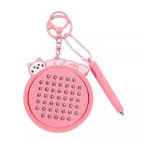 Llavero con tablero de dibujo magnético para gatito, bolsa de juguete relajante, adorno, Mini llavero divertido, almohadilla de juego de pintura con bolígrafo magnético - details 8