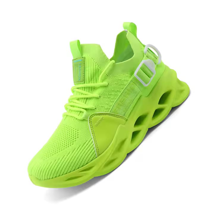 Zapatillas de correr para hombre, zapatos ligeros y transpirables cómodos para caminar, zapatillas deportivas informales de malla para entrenamiento - 1