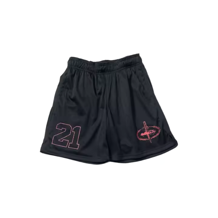 Pantalones cortos deportivos de secado rápido con logo de la tendencia de moda superior de 2025, pantalones casuales de playa de cinco piezas para parejas de verano - 1
