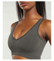 Sujetador deportivo sin costuras para mujer, ropa interior de licra, elástica, transpirable, mejora el pecho, para el día a día, novedad - details 21
