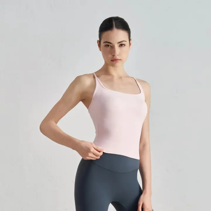 Chaleco Deportivo para Mujer Top de Yoga Slim Chaleco de Carreras Transpirable - 1