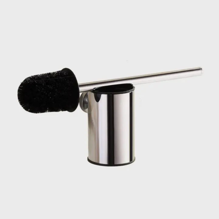 Escobillero de Acero Inoxidable Herramienta de Limpieza de Baños Portacepillos con Escobillero - 1