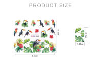 KADS-pegatinas de agua de flores para uñas, calcomanías 3D, transferencia de agua, tatuajes de uñas - details 8