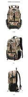 Bolsa de viaje de camuflaje para hombre, mochila de equipaje de negocios de gran capacidad, impermeable, para montañismo al aire libre, 80L - details 14