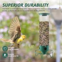 Droll Yankees alimentador de pájaros salvajes A prueba de ardilla, alimentador colgante de hierro forjado para Patio al aire libre, A - details 3