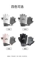 Verano rcycle gimnasio profesional Fiess transpirable antideslizante mujeres hombres dedo pesca Cycg guantes sin dedos - details 8
